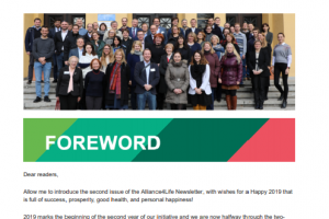 Second Alliance4Life Newsletter Released